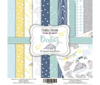 Набір скрапбумаги My little baby boy 30, 5x30, 5 см 10 аркушів