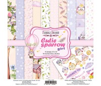 Набір скрапбумаги Cutie sparrow girl 30, 5x30, 5 см 10 листів