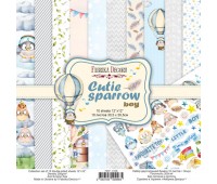 Набір скрапбумаги Cutie sparrow boy 30, 5x30, 5 см 10 листів