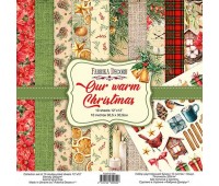 Набір скрапбумаги Our warm Christmas 30, 5x30, 5 см 10 аркушів